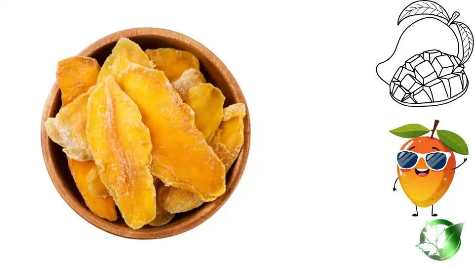 Commercial presentation of Dried Mango for wholesale product evaluation and buyer review.